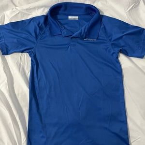 Royal Blue, Columbia PFG Omni-Shade Polo shirt, size YL